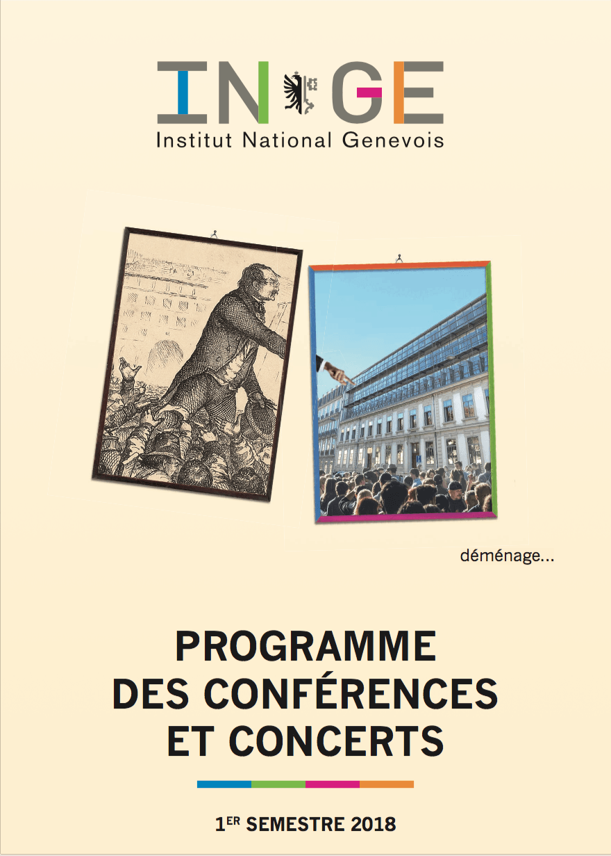 Programme du 1<sup>er</sup> semestre 2018